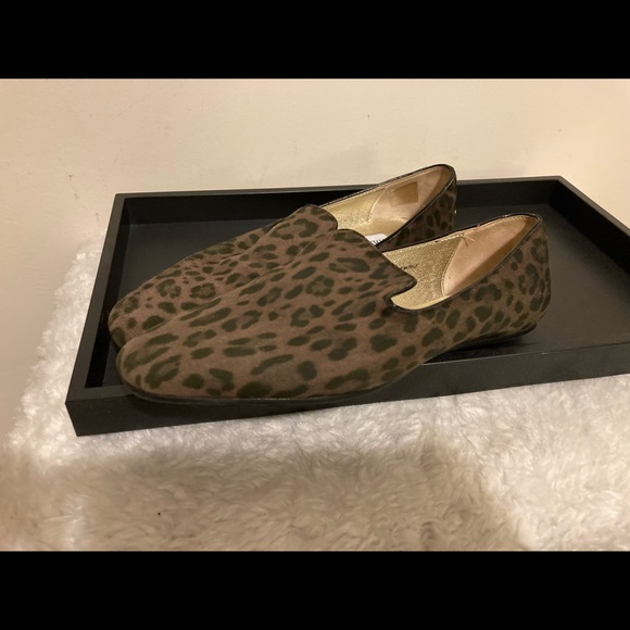 Auth Jimmy Choo Animal Print Brown Black Flats - Picture 14 of 14